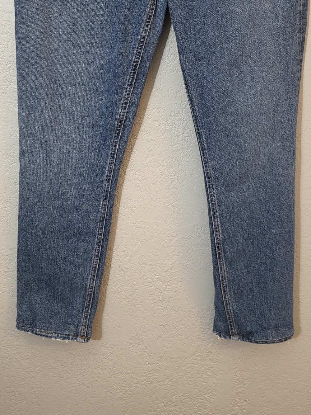 Agolde Willow Mid Rise Slim Straight Jeans Womens 27 Medium Wash (ALTERED) - Picture 3 of 14